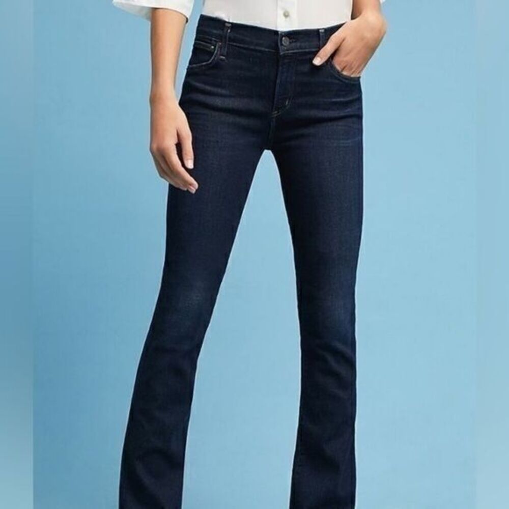 Citizens of Humanity Emannuelle slim boot flare jeans 30 Dark Blue Stretchy High